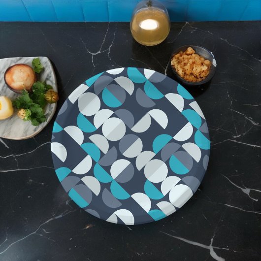 Semi-Circle Art Papieren Bordje