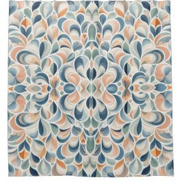 Semi Circle-ontwerp Douchegordijn