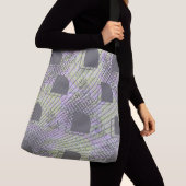 Semi - Cirkel Abstract op Samengestelde achtergron Crossbody Tas (Dichtbij)