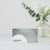 Semi-cirkel paneel - Waterdruppels op glas 01 Visitekaartje (Staand voorkant)