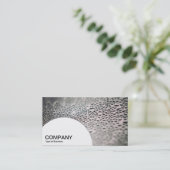 Semi-cirkel paneel - Waterdruppels op glas 02 Visitekaartje (Staand voorkant)