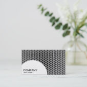 Semi-cirkelpaneel - Honeycomb Cool Visitekaartje (Staand voorkant)