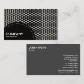 Semi-cirkelpaneel (stippen) - Honeycomb Warm Visitekaartje (Voorkant / Achterkant)