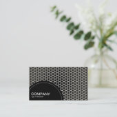 Semi-cirkelpaneel (stippen) - Honeycomb Warm Visitekaartje (Staand voorkant)