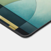 Semi-cirkels en vierkanten achtergrond Desk Mat (Hoek)