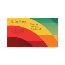 Semi cirkels in levendige kleuren