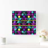 Semi-cirkels wandklok (Huis)