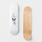 Semi-Colin Bewustzijn Vlinder Persoonlijk Skateboard (Voorkant)