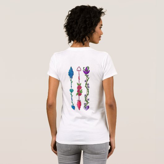 Semi Colon Arrows T-shirt (Achterkant volledig)