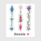 Semi Colon Pijlen Sticker (Vel)