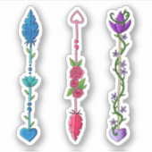 Semi Colon Pijlen Sticker (Voorkant)