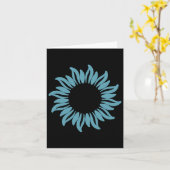 Semi-colon zelfmoordbewustzijn kaart (Gele Bloem)
