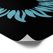 Semi-colon zelfmoordbewustzijn poster (Hoek)