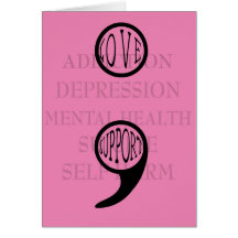 Semi colon's nieuwe betekenis Love & Support