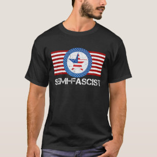 Semi-fascistische grappige politieke humor - eerst t-shirt