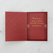 Semi Formele Eid Hinna Design Kaart (Binnen)