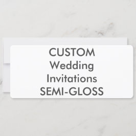 SEMI-GLOSS 110 lb 9,25 inch x 4-inch bruiloft Kaart
