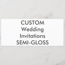 SEMI-GLOSS 110 lb 9,25 inch x 4-inch bruiloft Kaart