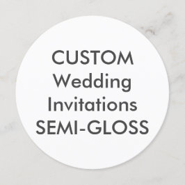 SEMI-GLOSS 5,25-inch Rondbruiloft 110 lbs Kaart