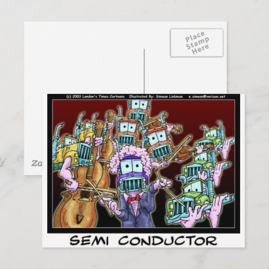 Semi-leider van de weeskinderen van Orchestras Fun Briefkaart (Voorkant / Achterkant)