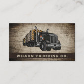 Semi Logging vrachtwagen Visitekaartje (Voorkant)