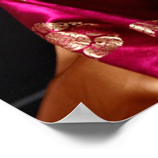 Semi-nude mannenmodel poster (Hoek)