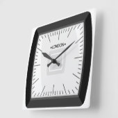 Semi Square London Vierkante Klok (Hoek)