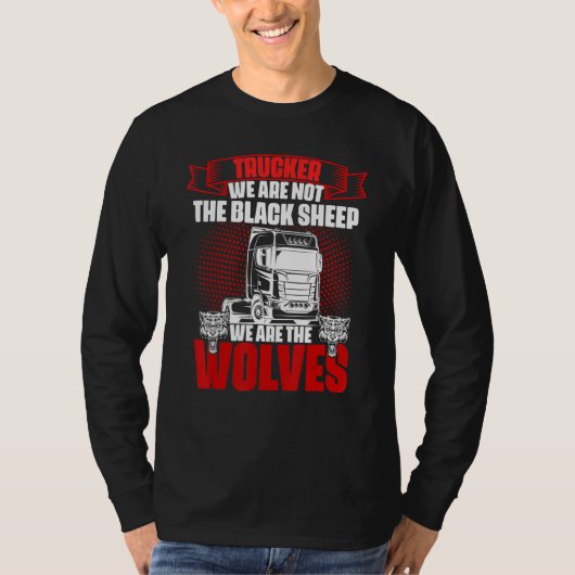 Semi trailer truck driver  9 t-shirt (Voorkant)