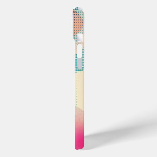 Semi-transparante vormen en puntpatronen Case-Mate iPhone case (Achterkant / Links)