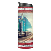 Semi Truck American Truck Driver Thermosbeker (Geroteerd rechts)