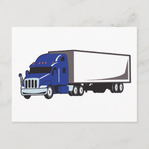 Semi Truck Briefkaart