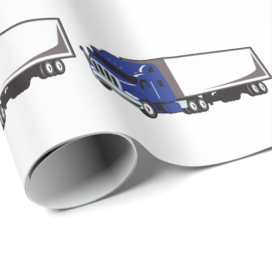 Semi Truck Cadeaupapier (Rol Hoek)