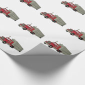 Semi Truck Cadeaupapier (Hoek)