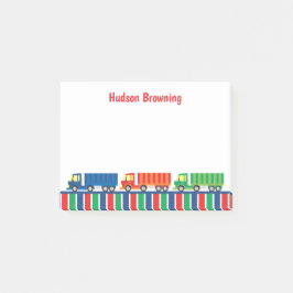 Semi Truck Convoy Personalized Post-it Notitieblok Post-it® Notes