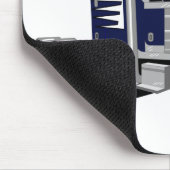 Semi Truck Dark Blue Muismat (Hoek)