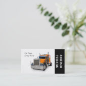 Semi Truck Delivery Company Visitekaartje (Staand voorkant)