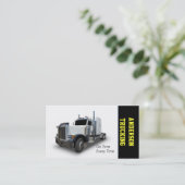 Semi Truck Delivery Company Visitekaartje (Staand voorkant)