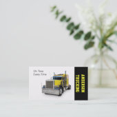 Semi Truck Delivery Company Visitekaartje (Staand voorkant)
