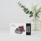 Semi Truck Delivery Visitekaartje (Staand voorkant)