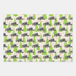 Semi Truck Driver Cool Inpakpapier Vel