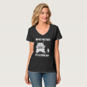 Semi Truck Driver Do Not Disturb I'm Jacking Off T-shirt (Voorkant volledig)
