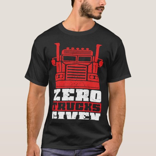 Semi Truck Driver Do Not Disturb I'm Jacking Off T-shirt (Voorkant)