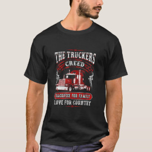 Semi Truck Driver Gift For 18 Wheeler Truckers T-shirt