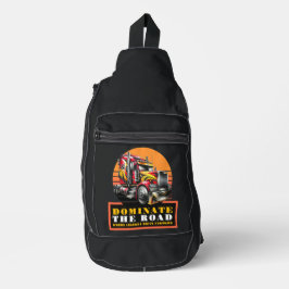 Semi Truck Driver Sling Bag