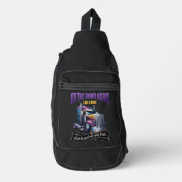 Semi Truck Driver Sling Bag