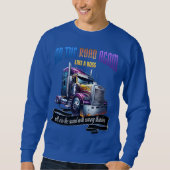 Semi Truck Driver Sweatshirt (Voorkant)