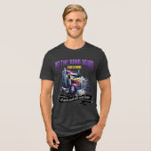 Semi Truck Driver T-shirt (Voorkant volledig)