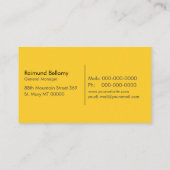 Semi Truck en Logistiek Visitekaartje (Achterkant)