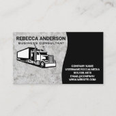 Semi Truck | Industrieel | Beton Visitekaartje (Voorkant)