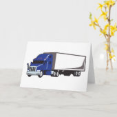 Semi Truck Kaart (Gele Bloem)